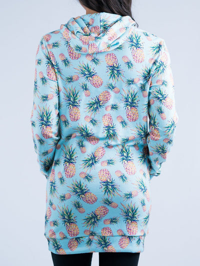 Pastel Pineapple Hooded Dress