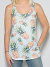 Pastel Pineapple Racerback Tank