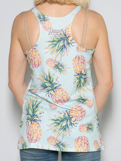 Pastel Pineapple Racerback Tank