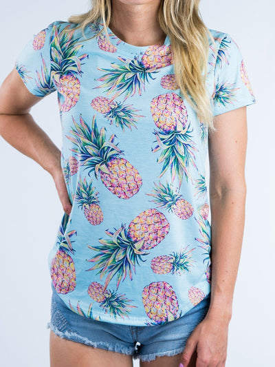 Pastel Pineapple Women's Crew