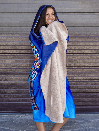 Peace Within Hooded Blanket