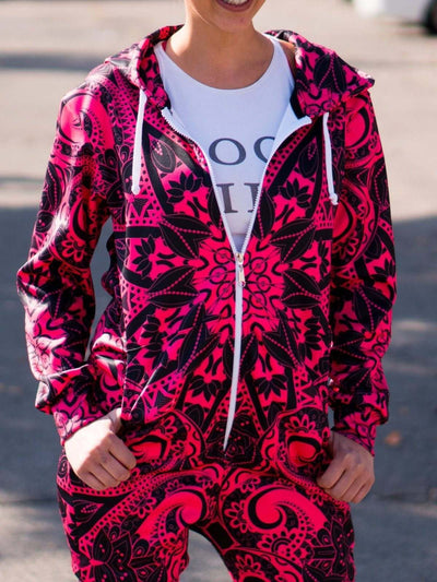 Pink Mandala Adult Onesie