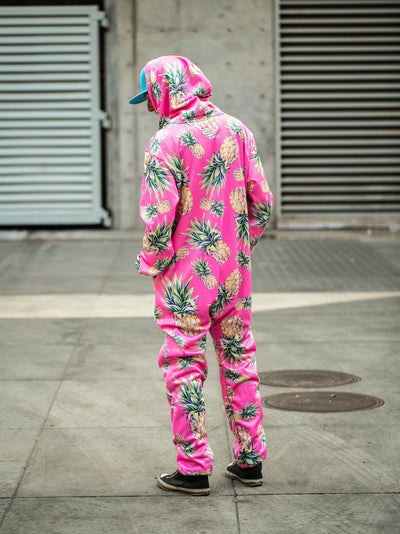 Pink Pineapple Adult Onesie