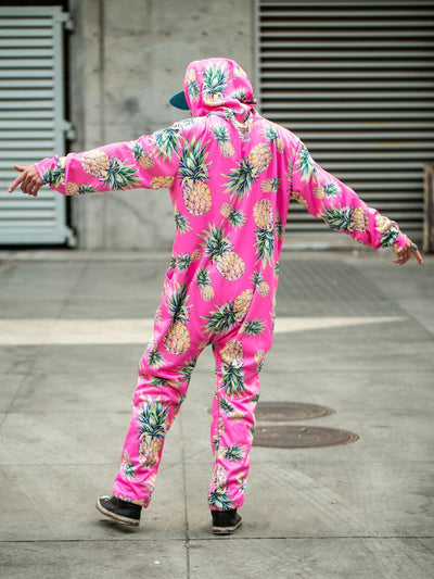 Pink Pineapple Adult Onesie