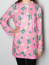 Pink Pineapple Hooded Dress