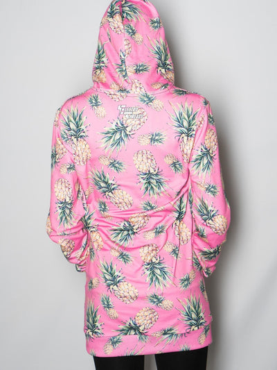 Pink Pineapple Hooded Dress