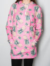 Pink Pineapple Hooded Dress