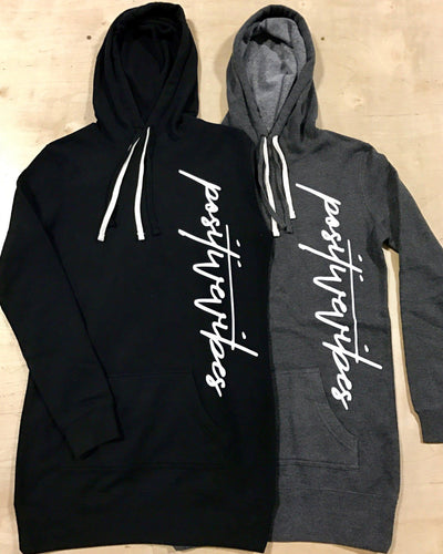 Positive Vibes Hoodie Dress