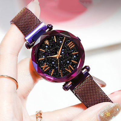 2019 Luxury Women Watches Magnetic Starry Sky Ladies Watch Quartz Wristwatch Dress Female Clock relogio feminino Free Shipping