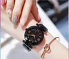 2019 Luxury Women Watches Magnetic Starry Sky Ladies Watch Quartz Wristwatch Dress Female Clock relogio feminino Free Shipping