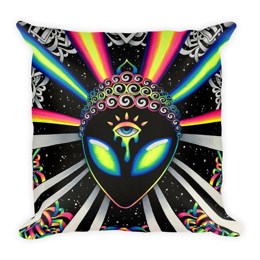 Psy Vibez Square Pillow