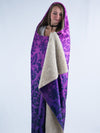 Purple Luxe Hooded Blanket