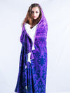 Purple Luxe Hooded Blanket