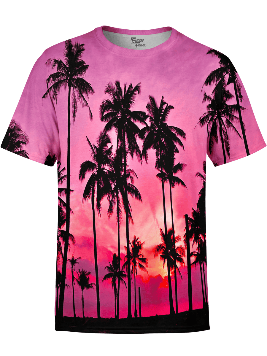 Purple Palms Unisex Crew