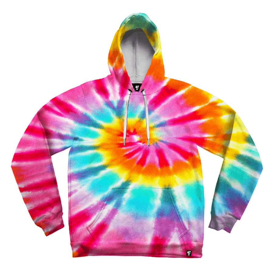 Rainbow Tie Dye Unisex Hoodie