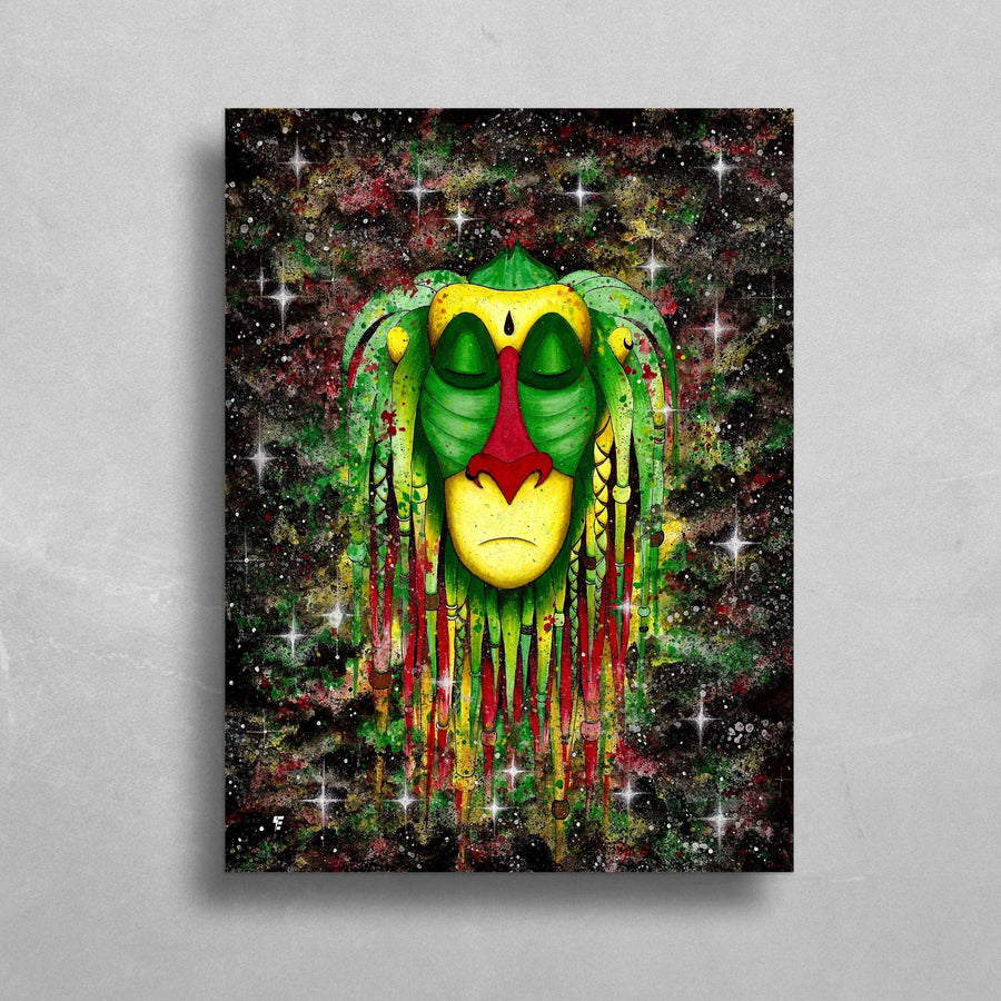 Rasta Rafiki HD Metal Panel Print Ready to Hang