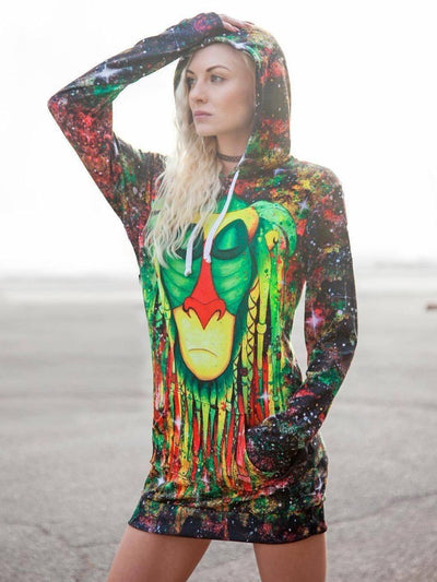 Rasta Rafiki Hooded Dress