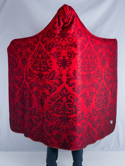 Red Luxe Hooded Blanket