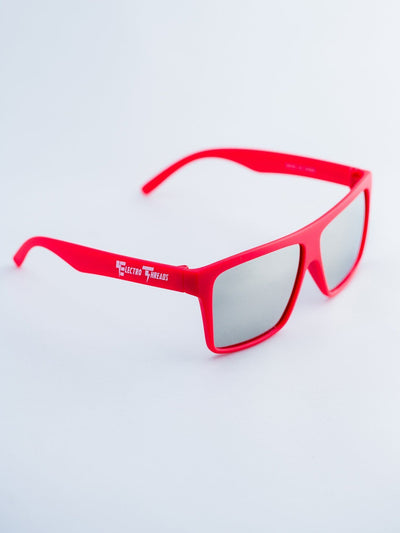 Red – Polarized Chrome Lensed Sunglasses