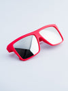 Red – Polarized Chrome Lensed Sunglasses