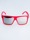 Red – Polarized Chrome Lensed Sunglasses