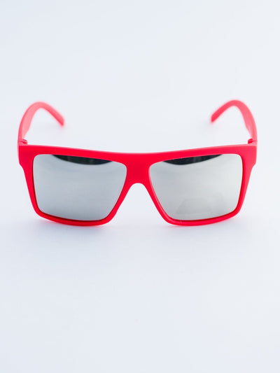 Red – Polarized Chrome Lensed Sunglasses