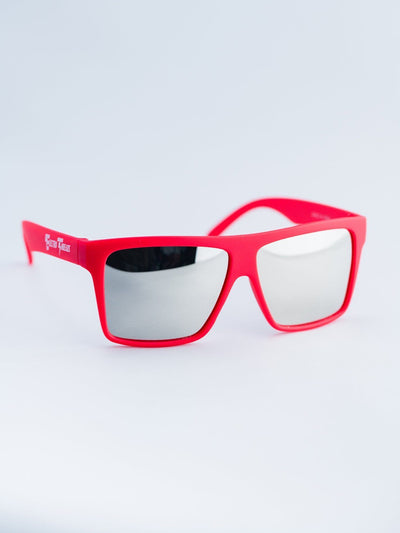 Red – Polarized Chrome Lensed Sunglasses