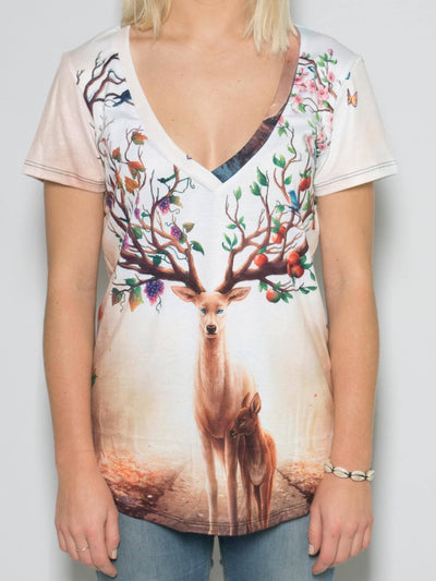 Seasons Women's V-Neck Tee