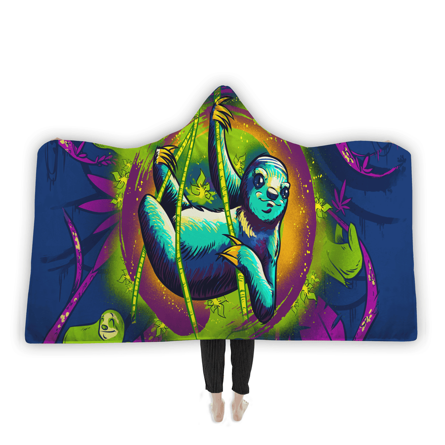 Sloth Life Hooded Blanket