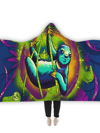 Sloth Life Hooded Blanket