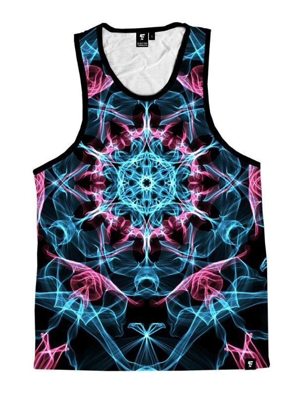 Smokey Blue Mandala Unisex Tank Top