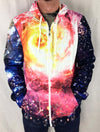 Space Hole Unisex Zip Hoodie