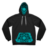 Teal Mandala Contrast Unisex Hoodie