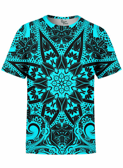 Teal Mandala Unisex Crew