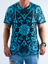 Teal Mandala Unisex Crew