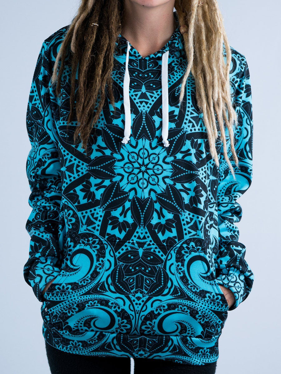 Teal Mandala Unisex Hoodie