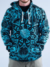 Teal Mandala Unisex Hoodie