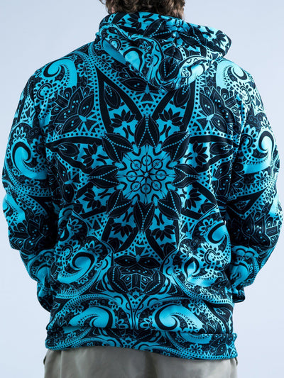 Teal Mandala Unisex Hoodie