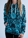 Teal Mandala Unisex Hoodie