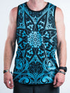 Teal Mandala Unisex Tank Top