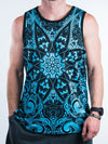 Teal Mandala Unisex Tank Top