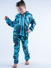 Teal Mandala Youth Onesie