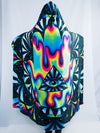 Trippy Hamsa Hooded Blanket