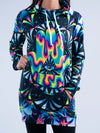 Trippy Hamsa Hooded Dress