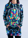 Trippy Hamsa Hooded Dress