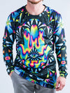 Trippy Hamsa Vented Long Sleeve