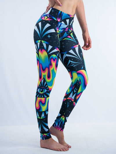 Trippy Hamsa Leggings