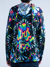 Trippy Hamsa Unisex Hooded Long Sleeve Shirt