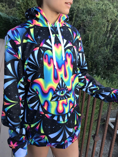 Trippy Hamsa Unisex Hoodie