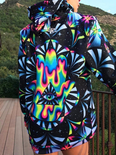 Trippy Hamsa Unisex Hoodie